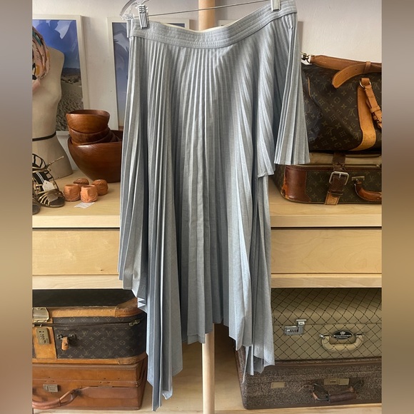 New- Peter Do - Asymmetric pleated wrap skirt Size 6 - Picture 8 of 12